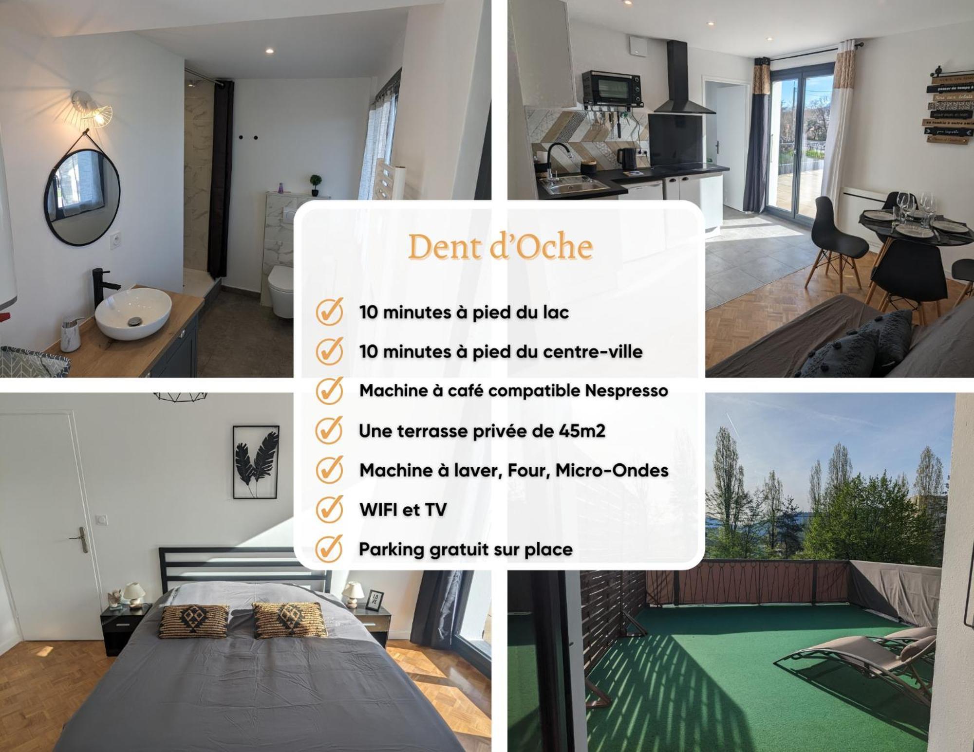 托农莱班Cosy Et Moderne - Dent D'Oche公寓 外观 照片